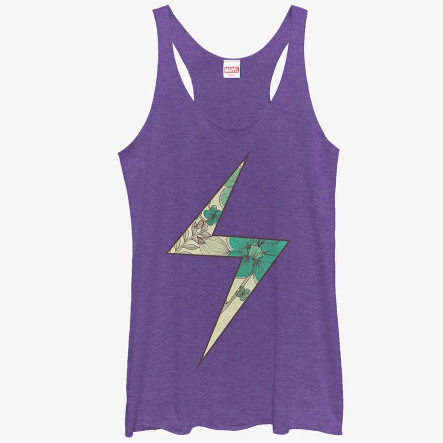 ミスマーベル タンクトップ マーベル Marvel タンクトップ Lightning Floral Print Ms Marvel Tanks ガールズ キッズ 女の子 Cn 0809msm06 映画エンタメショップ Selection 通販 Yahoo ショッピング