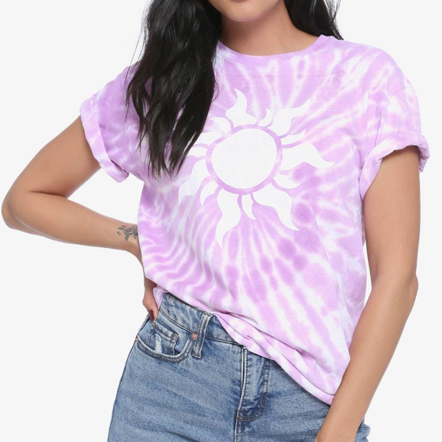 塔の上のラプンツェル グッズ Tシャツ ディズニー Disney Tangled Rapunzel Sun Of Corona Tie Dye S T Shirt レディース Cn tnn21 映画エンタメショップ Selection 通販 Yahoo ショッピング