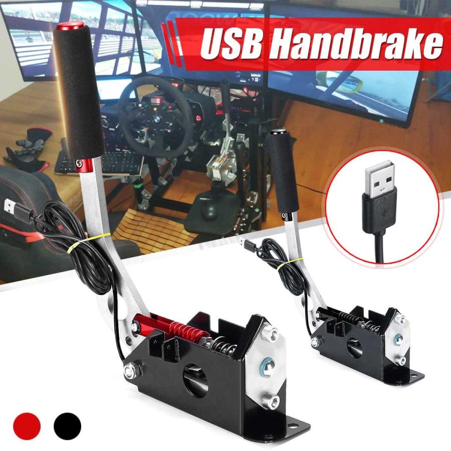 Usb 接続 ハンドルコントローラー ハンコン サイドブレーキ ハンドブレーキ Pc Windows用 Logicool G25 G27 G29 T500 カラー レッド Yt Connected 通販 Yahoo ショッピング