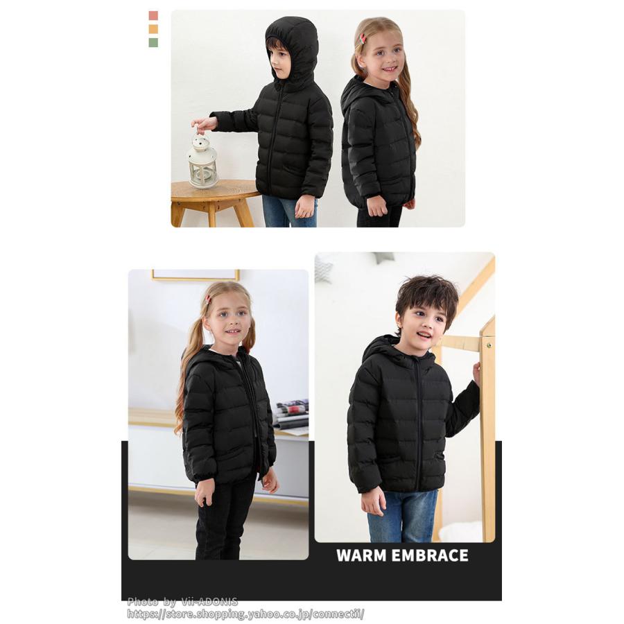 キッズ アウター ダウン ブルゾン 上着 子供 ダウンジャケット