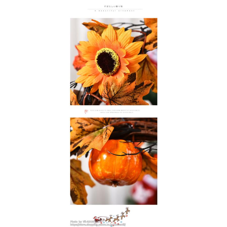 リース ハロウィン 花 秋 手作り クリスマス 飾り付け フラワーリース 造花 ガーデニング 壁掛け飾り 玄関ドア 雑貨 装飾 かぼちゃ ギフト お店 おしゃれ D D Hw 018 Vii Adonis 通販 Yahoo ショッピング