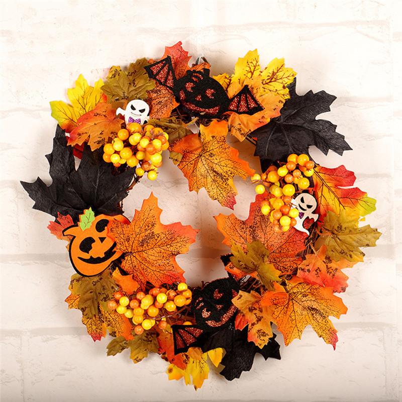 リース ハロウィン 花 秋 手作り Ledライト クリスマス 飾り付け フラワーリース 造花 ガーデニング 壁掛け飾り 玄関ドア 雑貨 装飾 ギフト おしゃれ D D Hw 022 Vii Adonis 通販 Yahoo ショッピング