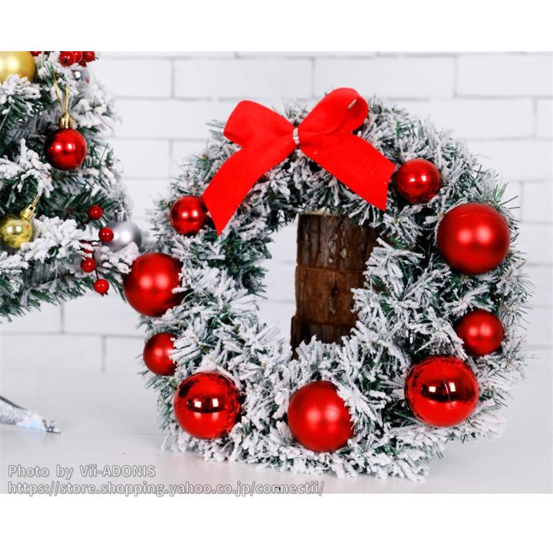 期間限定特別価格 クリスマスリース クリスマス飾り付け 壁掛け飾り 玄関ドア 花 冬 手作り フラワーリース 造花 花輪 ガーデニング 雑貨 装飾 ギフト お店 おしゃれ Wantannas Go Id