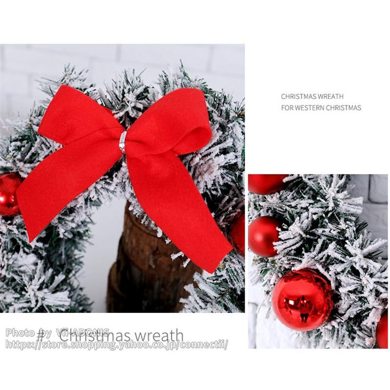 期間限定特別価格 クリスマスリース クリスマス飾り付け 壁掛け飾り 玄関ドア 花 冬 手作り フラワーリース 造花 花輪 ガーデニング 雑貨 装飾 ギフト お店 おしゃれ Wantannas Go Id