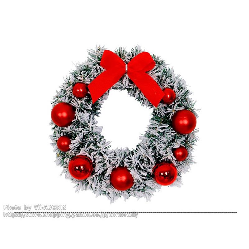 期間限定特別価格 クリスマスリース クリスマス飾り付け 壁掛け飾り 玄関ドア 花 冬 手作り フラワーリース 造花 花輪 ガーデニング 雑貨 装飾 ギフト お店 おしゃれ Wantannas Go Id