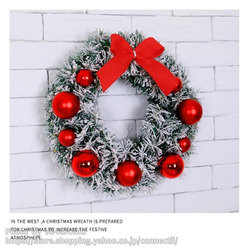 期間限定特別価格 クリスマスリース クリスマス飾り付け 壁掛け飾り 玄関ドア 花 冬 手作り フラワーリース 造花 花輪 ガーデニング 雑貨 装飾 ギフト お店 おしゃれ Wantannas Go Id