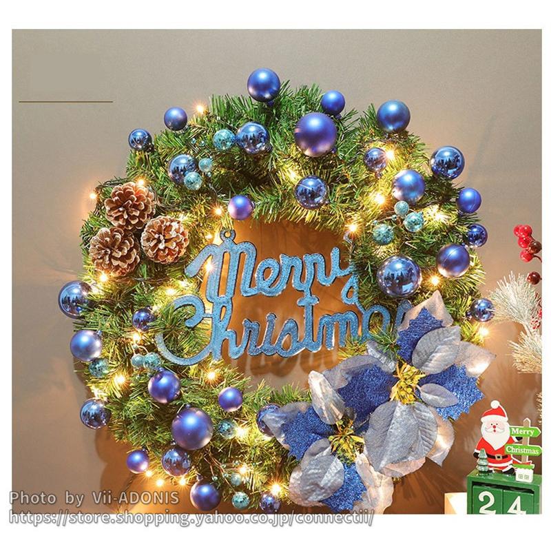 ひろりん✨クリスマスリース✨径50cm超え特大✨造花✨フラワーリース Amazon.co.jp: nacyvcos クリスマスリース 40cm/50cm クリスマス