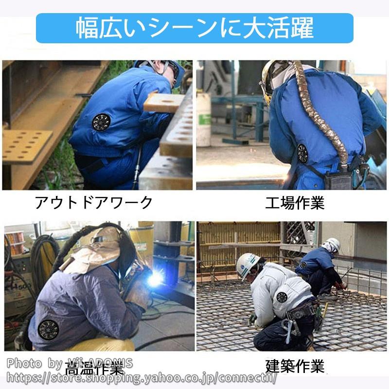 空調ウェア ファン 作業服ファン 空調作業服 DIY 暑さ対策 涼しい 仕事
