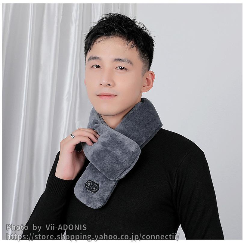 電熱マフラー あったかマフラー レディース メンズ ヒーター内蔵