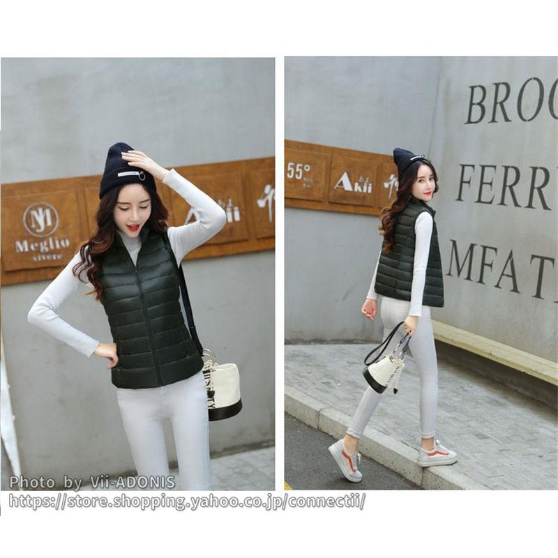 ちぃちぃ　レディース　ダウンベスト　カシミヤ混　FEBEDUE 40 ちぃちぃ レディース ダウンベスト カシミヤ混 FEBEDUE 40