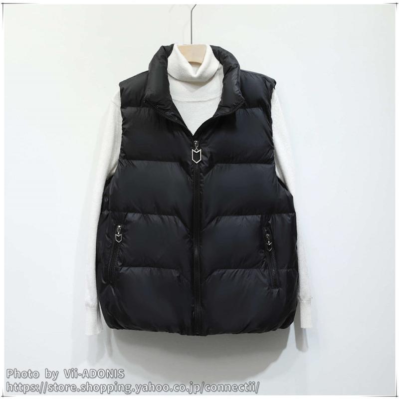ダウンベスト レディース ベスト ロング ロングダウンベスト 中綿