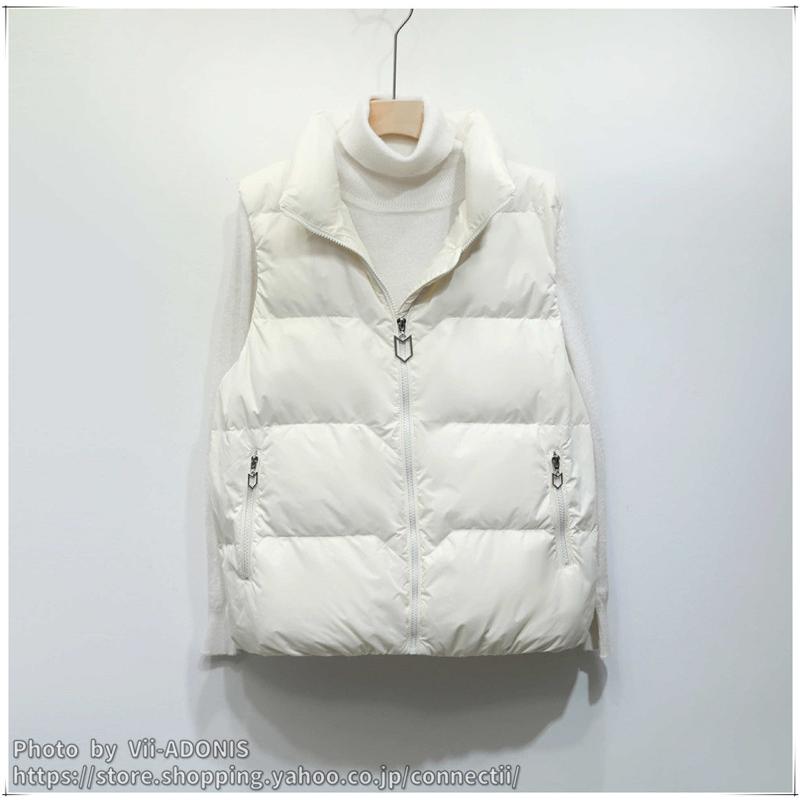 ダウンベスト レディース ベスト ロング ロングダウンベスト 中綿