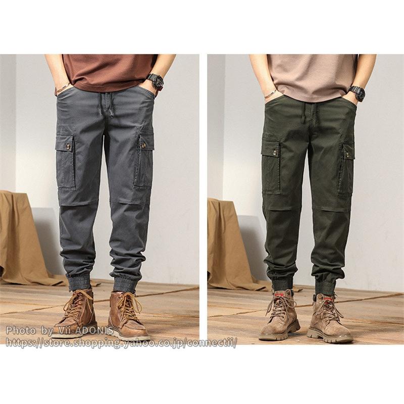 カーゴパンツ メンズ 作業ズボン レディース スリム 迷彩柄 メンズ