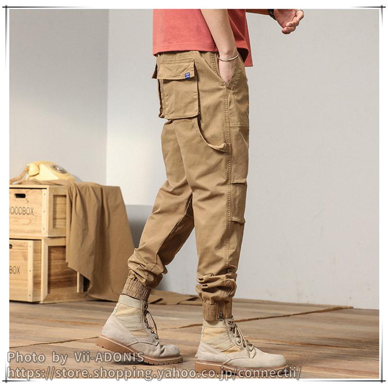 マークアンドロナ　パンツ　S 迷彩　アーミー　茶　ブラウン　ストレッチ素材 マークアンドロナ パンツ S 迷彩 アーミー 茶 ブラウン