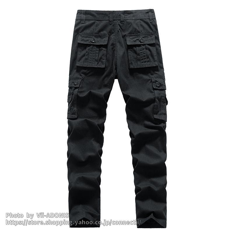 カーゴパンツ メンズ 作業ズボン レディース スリム 迷彩柄 メンズ