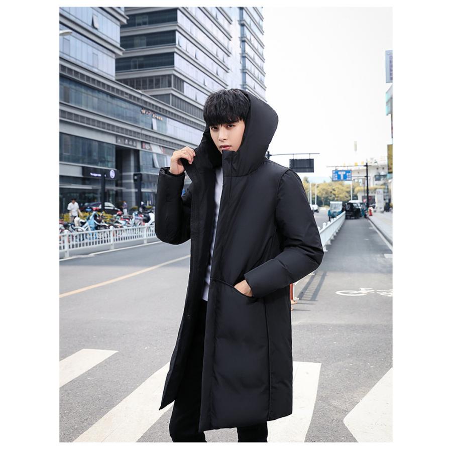 ロングコート メンズ レディース 膝下 黒 春 ダウン アウター ビジネスコート ダウンコート ダウンジャケット 無地 厚手 フード付き 冬物 ハイネック 保温 防風 M Cl C 008 Vii Adonis 通販 Yahoo ショッピング