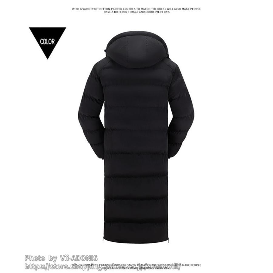 BADBOY バッド・ボーイ 中綿ベンチコート・裏起毛・LL・BIGロゴ・暖かい BAD BOY バックプリント 裏地ボア 中綿 ベンチコート ロング
