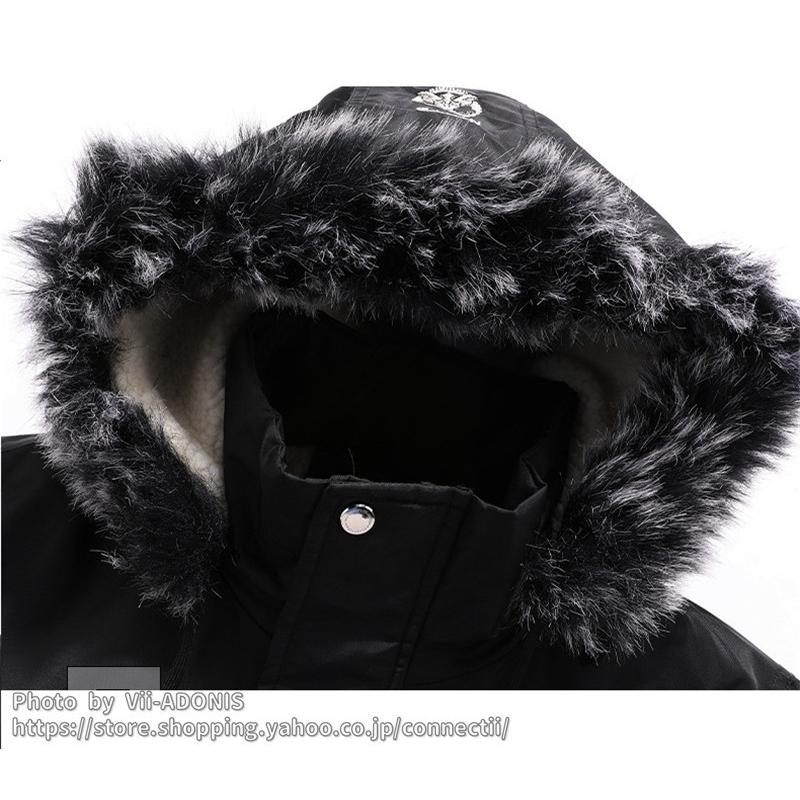 ミリタリーコート メンズ 中綿コート ジャケット 秋冬 裏ボア アウター