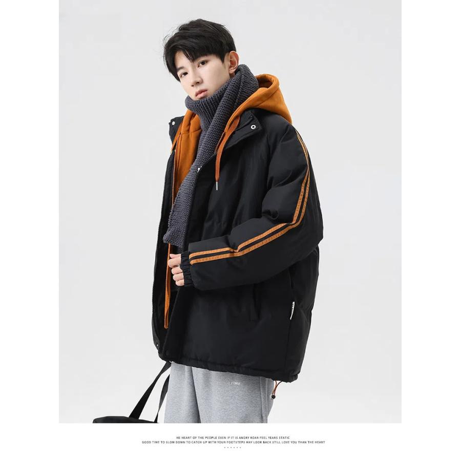 中綿コート メンズ コート ジャケット レディース 冬 スリム 大きい