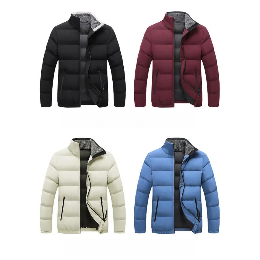 中綿コート メンズ コート ジャケット レディース 冬 スリム 大きい