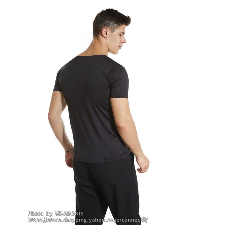 高級感 インナーシャツ 涼しい クール シームレスインナー 大容量 夏インナー 涼感 半袖 ｖネック Uネック シャツ 極薄 軽量 柔らか 吸汗 速乾 肌着 下着 熱中症対策 Aynaelda Com