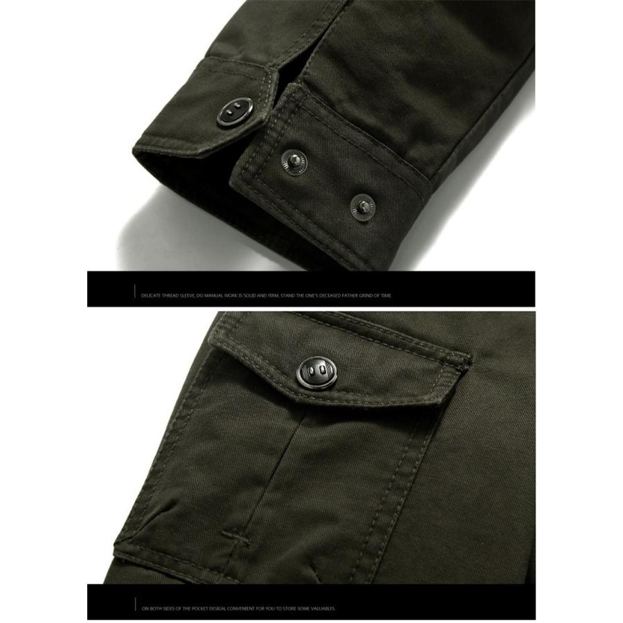 ミリタリージャケット メンズ ブルゾン ジャンバー ミリタリー 陸軍