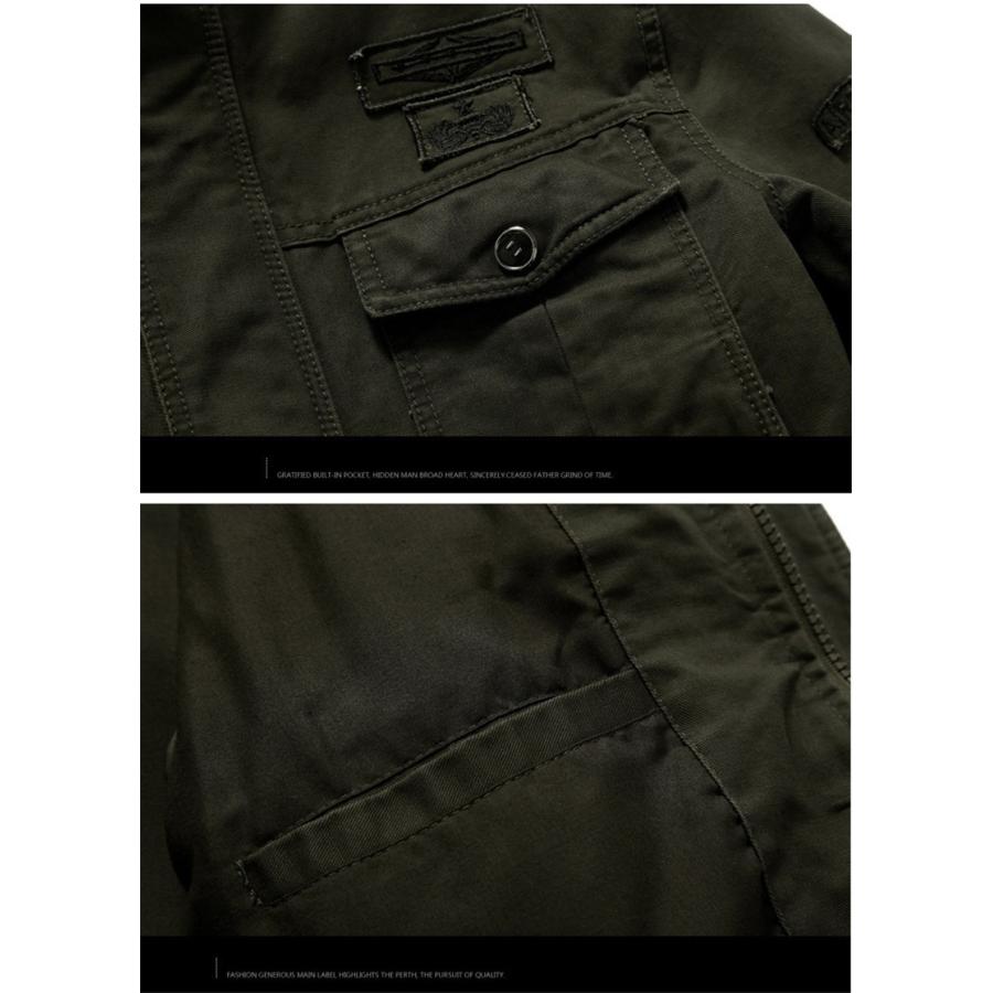 ミリタリージャケット メンズ ブルゾン ジャンバー ミリタリー 陸軍