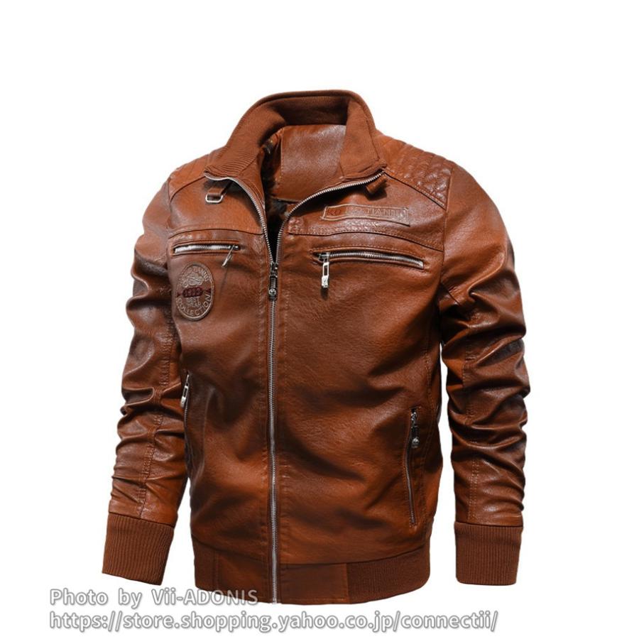 革ジャン メンズ レザージャケット ライダース ジャケット バイク