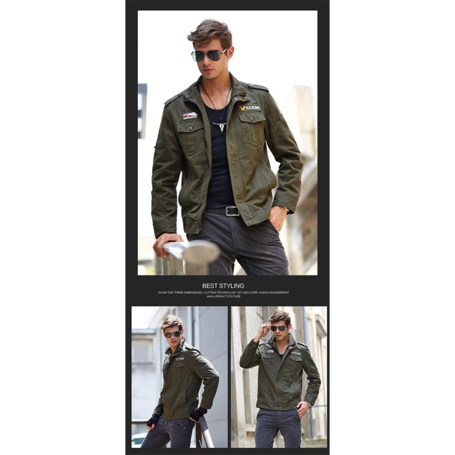 ミリタリージャケット 父の日 メンズ ジャケット ブルゾン ジャンバー