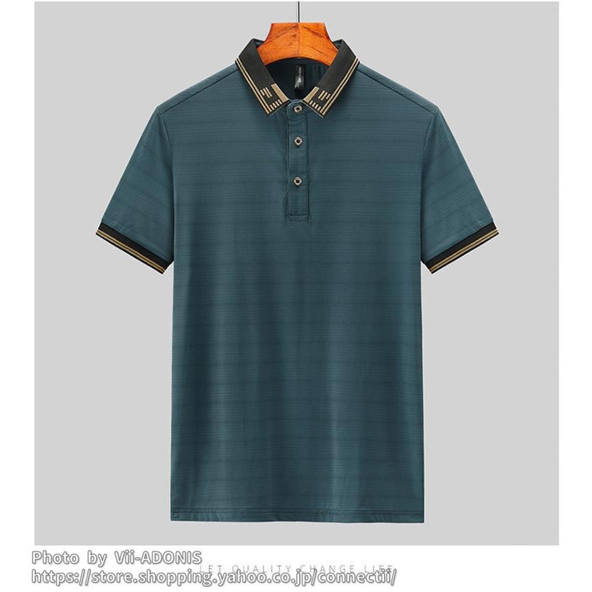 てち570 ラッセルノ ポロシャツ ネイビー サイズ7 メンズ RUSSELUNO(ラッセルノ) メンズ｜中古ゴルフウェア通販サイトSTST
