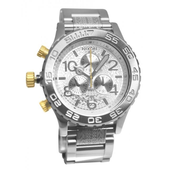 NIXON（ニクソン） 腕時計 42-20 CHRONO シルバー A037-2129 A0372129
