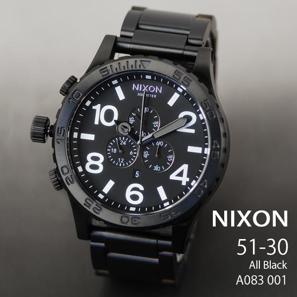 ニクソン NIXON 腕時計 51-30 CHRONO A083-001 A083001 : acw083-001