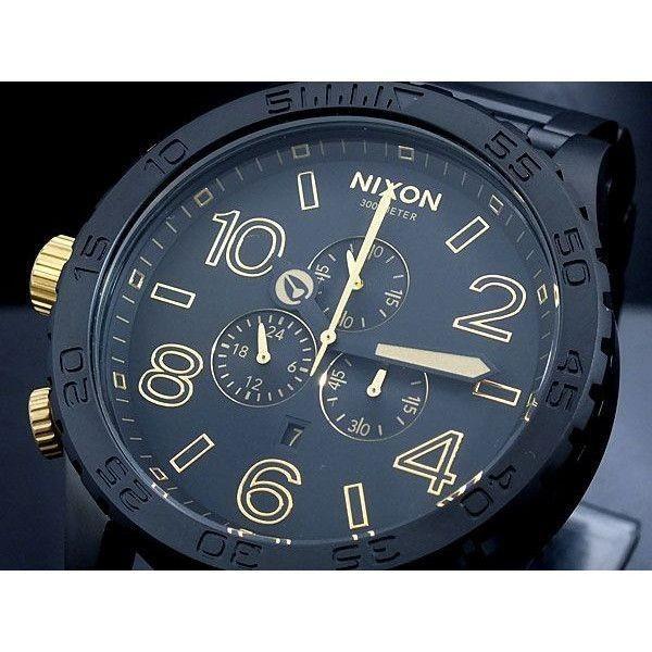 NIXON（ニクソン） 腕時計 51-30 CHRONO A083-1041 MATTE BLACK GOLD