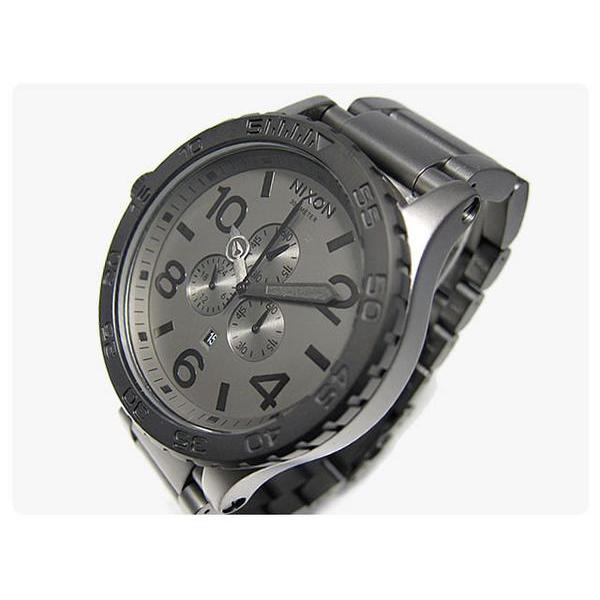 NIXON ニクソン 腕時計 メンズ THE 51-30 シルバー 黒 アナログ NIXON ニクソン 51-30 CHRONO 腕時計 A083-1062 MATTE BLACK