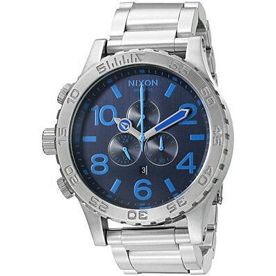 新品未使用》ニクソン NIXON 腕時計 クロノグラフA083-307 シルバー