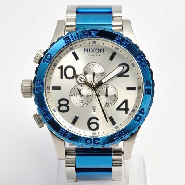 NIXON ニクソン 腕時計 51-30 CHRONO メンズ A083-Blue Silver NIXON ニクソン 腕時計 51-30 CHRONO メンズ A083-Blue Silver
