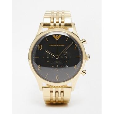 エンポリオ アルマーニ Emporio Armani メンズ 腕時計 ブラック ゴールド Ar13 Acw13 Connection 通販 Yahoo ショッピング