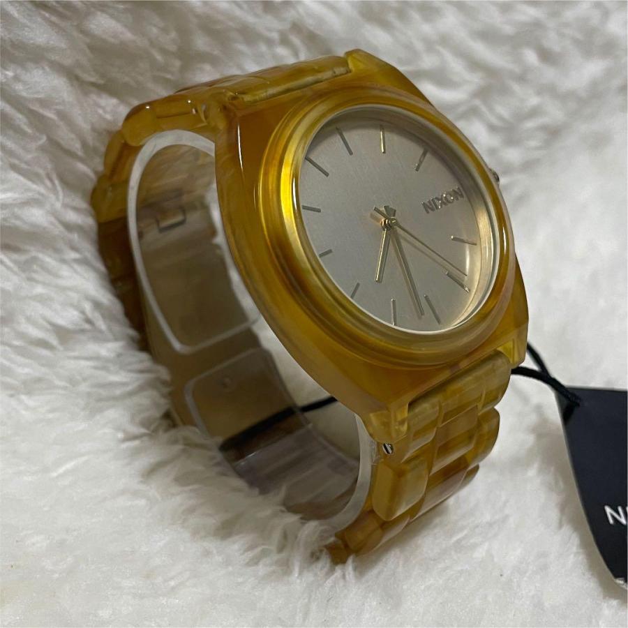 NIXON（ニクソン） TIME TELLER 腕時計 シャンパンゴールド アンバー
