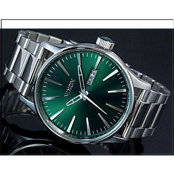 NIXON ニクソン 腕時計 The Sentry SS Green Sunray Watch A356 NIXON ニクソン 腕時計 The Sentry SS Green Sunray Watch A356