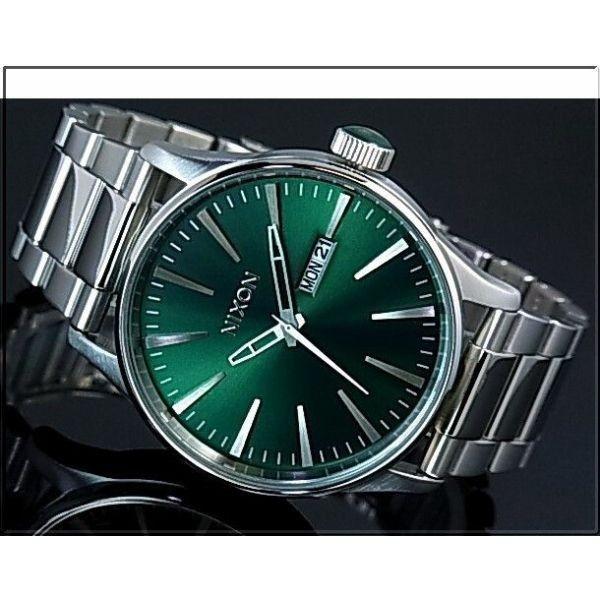 ニクソン NIXON 腕時計 The Sentry SS Green Sunray Watch A356-1696 A3561696｜connection-s｜02