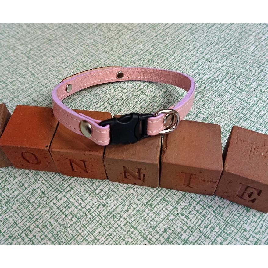 犬の首輪　ハンドメイド　㊷ 送料無料【ハンドメイド】DOG 本革首輪 14mm幅・ネーム入り・長さ自由