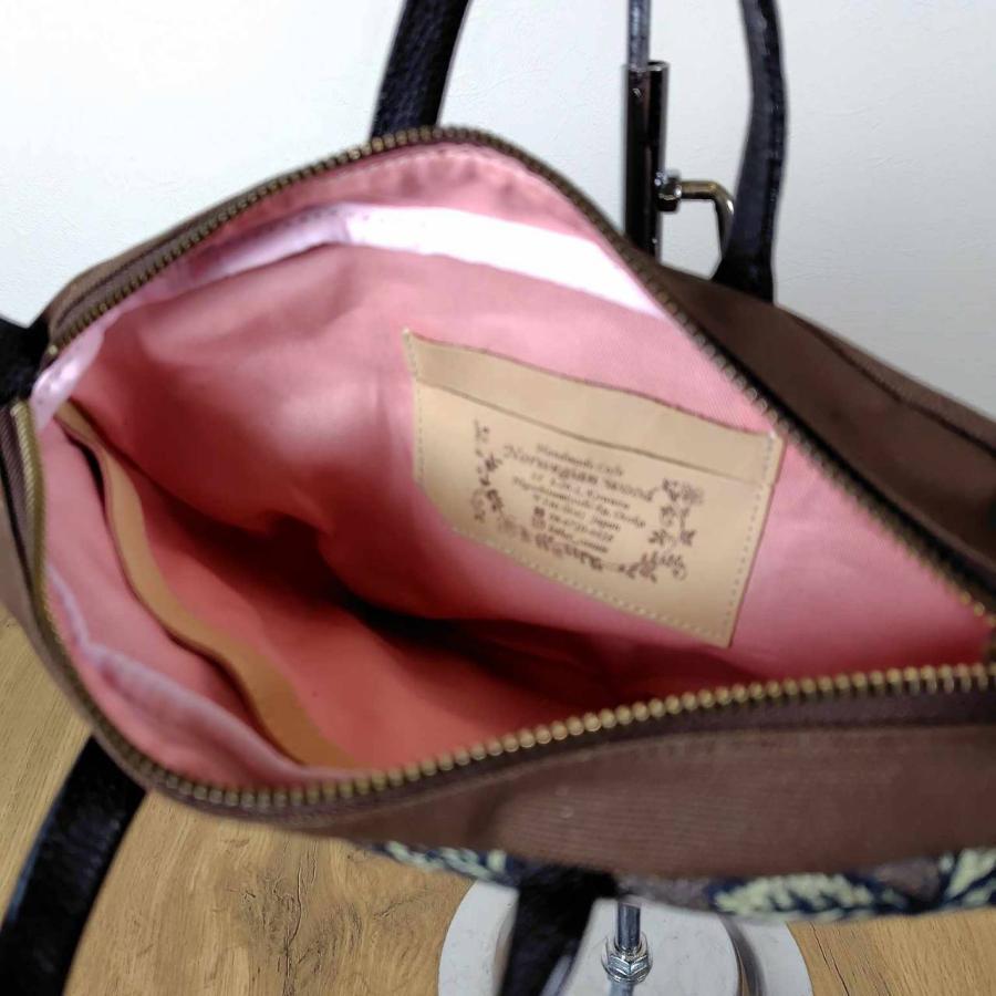 ミナペルホネン/rosyロージィーブラウン/ミニラウンドショルダー