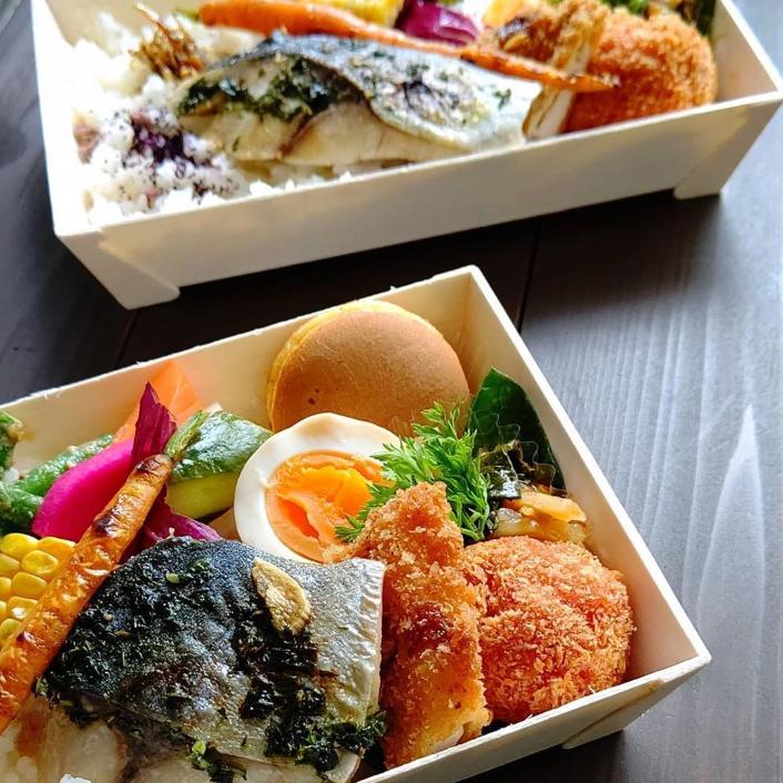 FA-420B / FA-420F 】使い捨て 木製容器（長方形 Lサイズ）【透明フタ