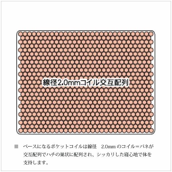 サータ ペディック 85GF BOX-T ハード グラフェン アニバーサリー クイーン1 Q1 ポケットコイル マットレス 低反発 ドリームベッド Serta 日本製 gfhd pcmt｜conoka-interior｜05