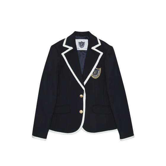 新品制服120cm CONOMi 制服 ブレザー 女子 ライン入り [スタイルアップ