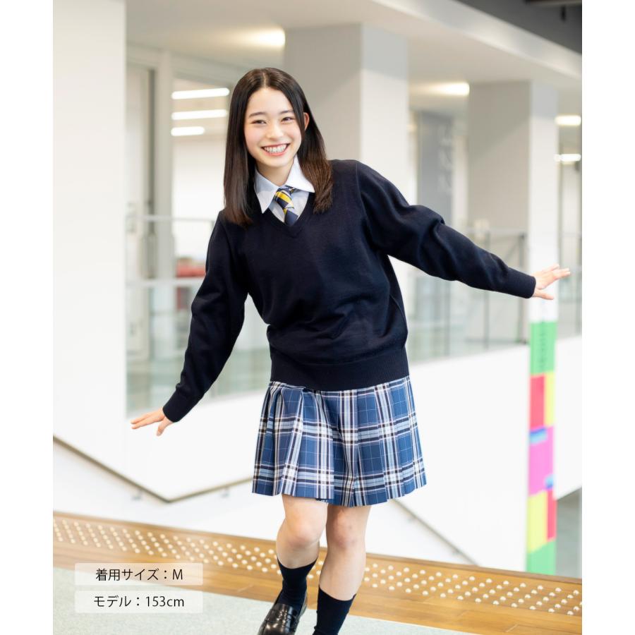 スクールセーター 制服通販 滑川総合高校 制服 セーター 中古 埼玉県 滑川総合高等学校 女子制服 6点 ブレザー・ニット・シャツ・スカート sf139558
