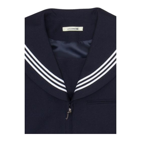 セーラー服 高校 長袖 学生服 Conomi 高校生 学生 中学 通学 学校 スクール ホワイト 白 ネイビー 紺 おしゃれ ブランド Arcsl 1014 Conomiヤフーショッピング店 通販 Yahoo ショッピング