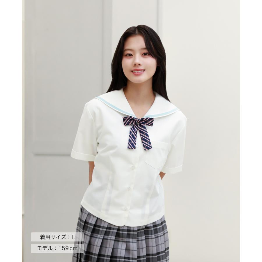 愛知　私立　杜若　高校　夏半袖セーラーブラウス　LL 大きいサイズ 新品 リボン CONOMi（このみ） セーラーブラウス セーラー服 セーラー 夏 女子高生