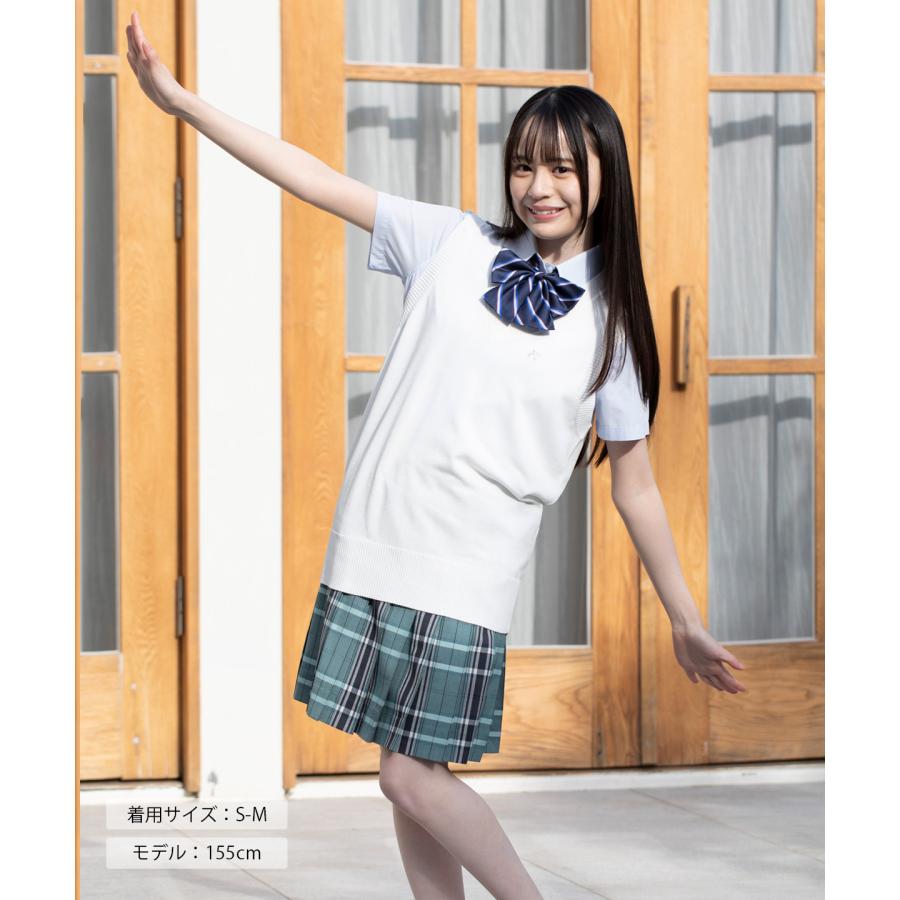 CONOMi（このみ） スクールベスト 制服 女子 ワンポイント Vネック (全