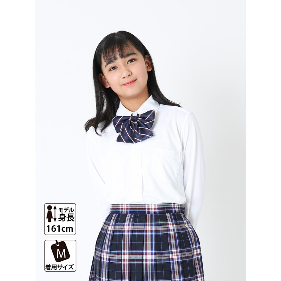 制服シャツ 女子 長袖 2枚組 スクールシャツ 長袖 伸びる ブラウス 学生 ワイシャツ ノーアイロン 形態安定 Conomi 学生 中学 白 ホワイト ブルー 青 学生服 Arcy 1015 Conomiヤフーショッピング店 通販 Yahoo ショッピング